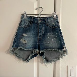 One Teaspoon High Waist Bonita Shorts, 24